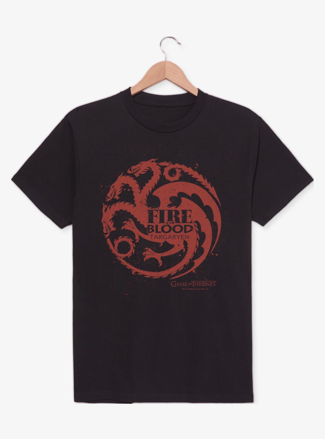 Game Of Thrones House Targaryen Fire & Blood T-Shirt