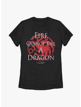Game Of Thrones Fire Cannot Kill A Dragon Womens T-Shirt, , hi-res