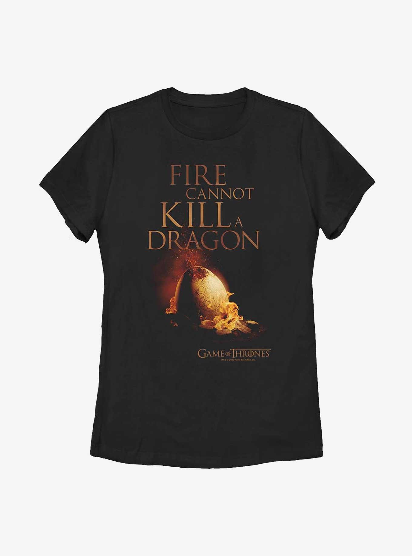 Game Of Thrones Fire Cannot Kill A Dragon Womens T-Shirt, , hi-res