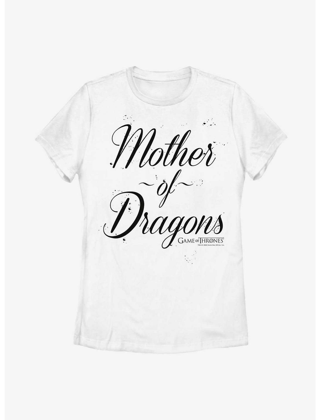 Game Of Thrones Mother Of Dragons Womens T-Shirt, WHITE, hi-res