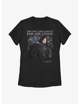 Game Of Thrones Jon Snow Side That Fights For The Living Womens T-Shirt, , hi-res