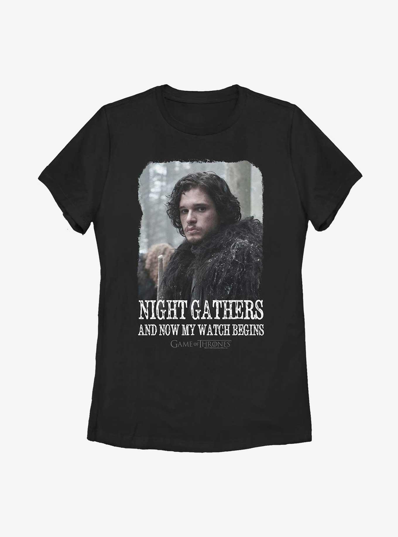 Game Of Thrones My Watch Begins Jon Snow Womens T-Shirt, , hi-res