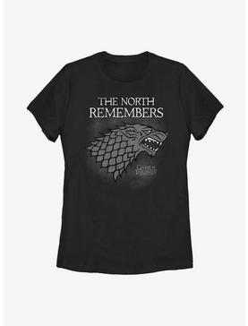 Game Of Thrones House Stark North Remembers Womens T-Shirt, , hi-res