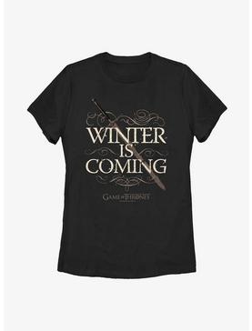 Game Of Thrones Winter Is Coming Sword Womens T-Shirt, , hi-res