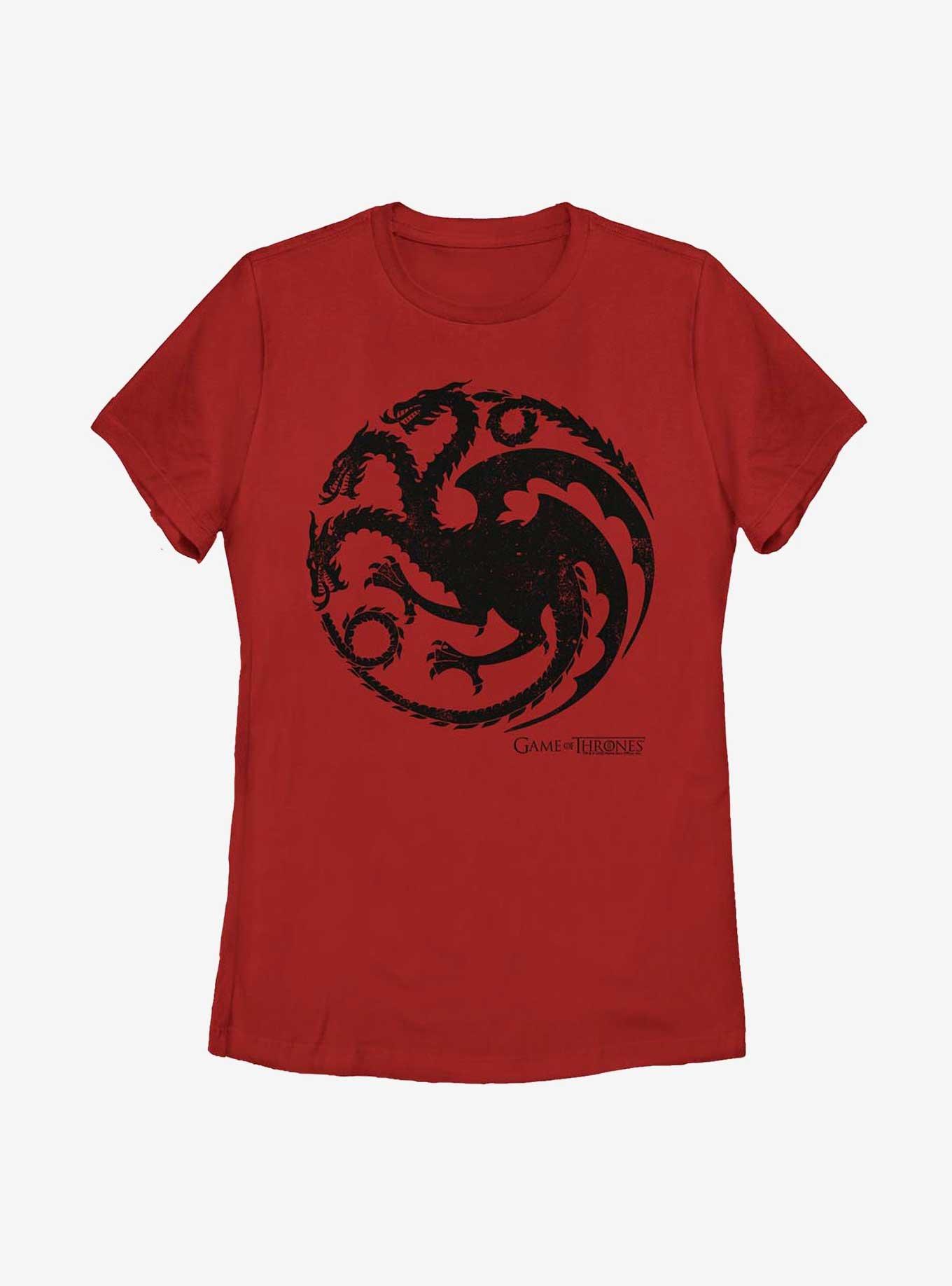 Game Of Thrones Targaryen Dragon Emblem Womens T-Shirt, , hi-res