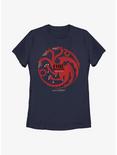 Game Of Thrones Targaryen Seal Fire & Blood Womens T-Shirt, NAVY, hi-res