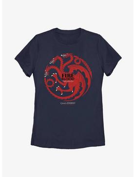 Game Of Thrones Targaryen Seal Fire & Blood Womens T-Shirt, , hi-res