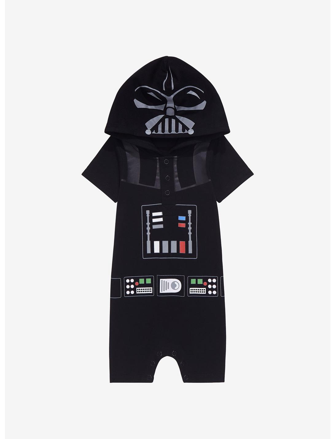 Star Wars Darth Vader's Armor Infant One-Piece - BoxLunch Exclusive, BLACK, hi-res