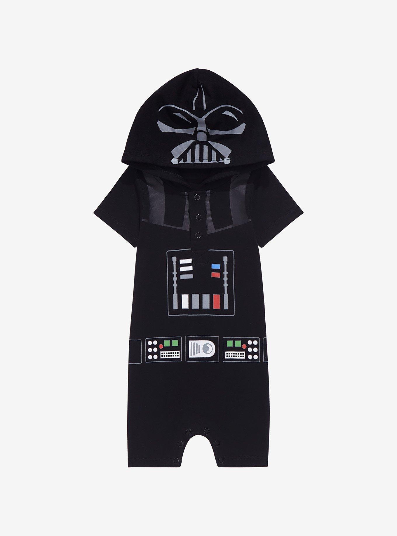 Star Wars Darth Vader's Armor Infant One-Piece - BoxLunch Exclusive, BLACK, hi-res