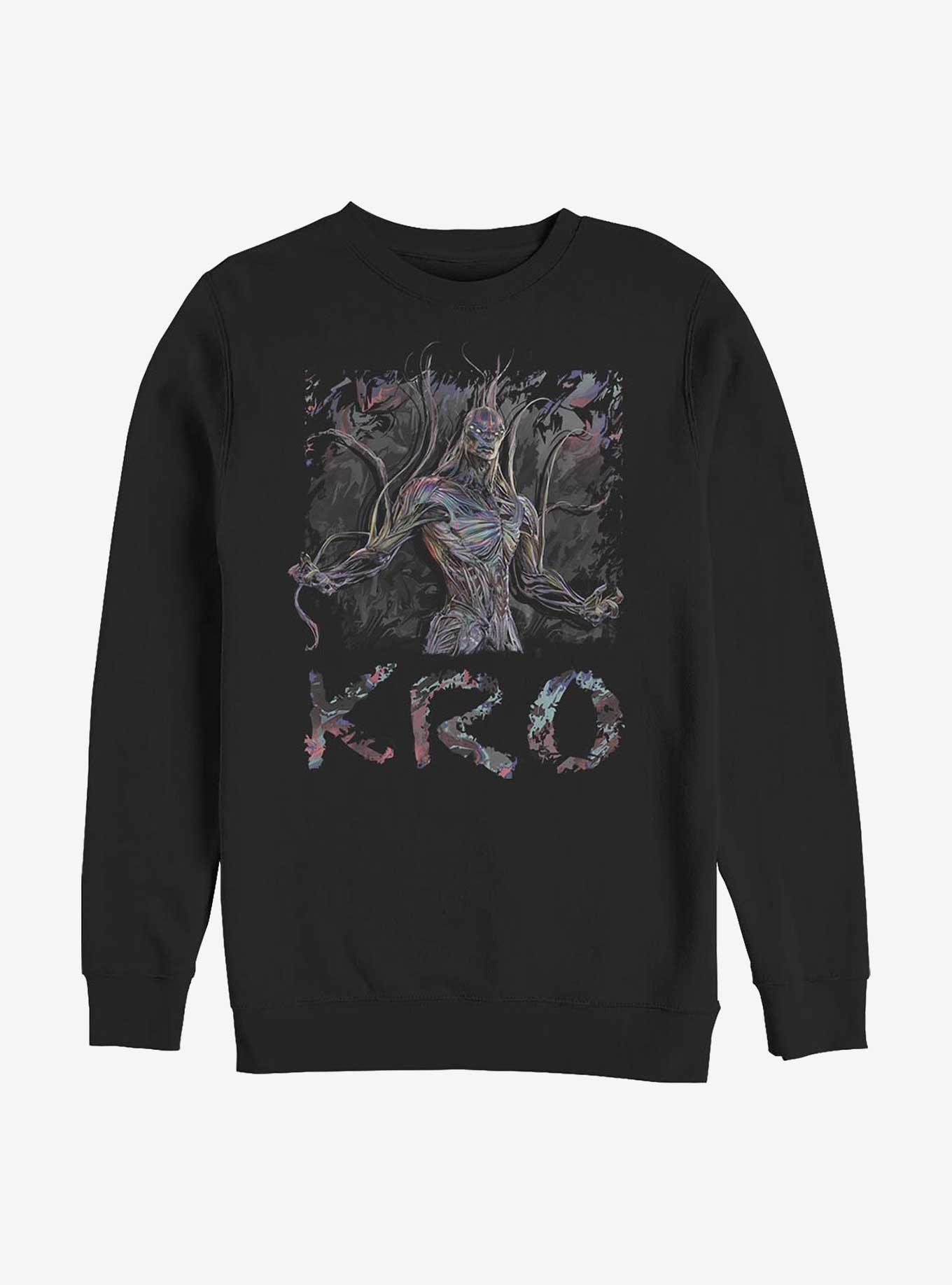 Marvel Eternals Filled Logo Kro Crew Sweatshirt, , hi-res