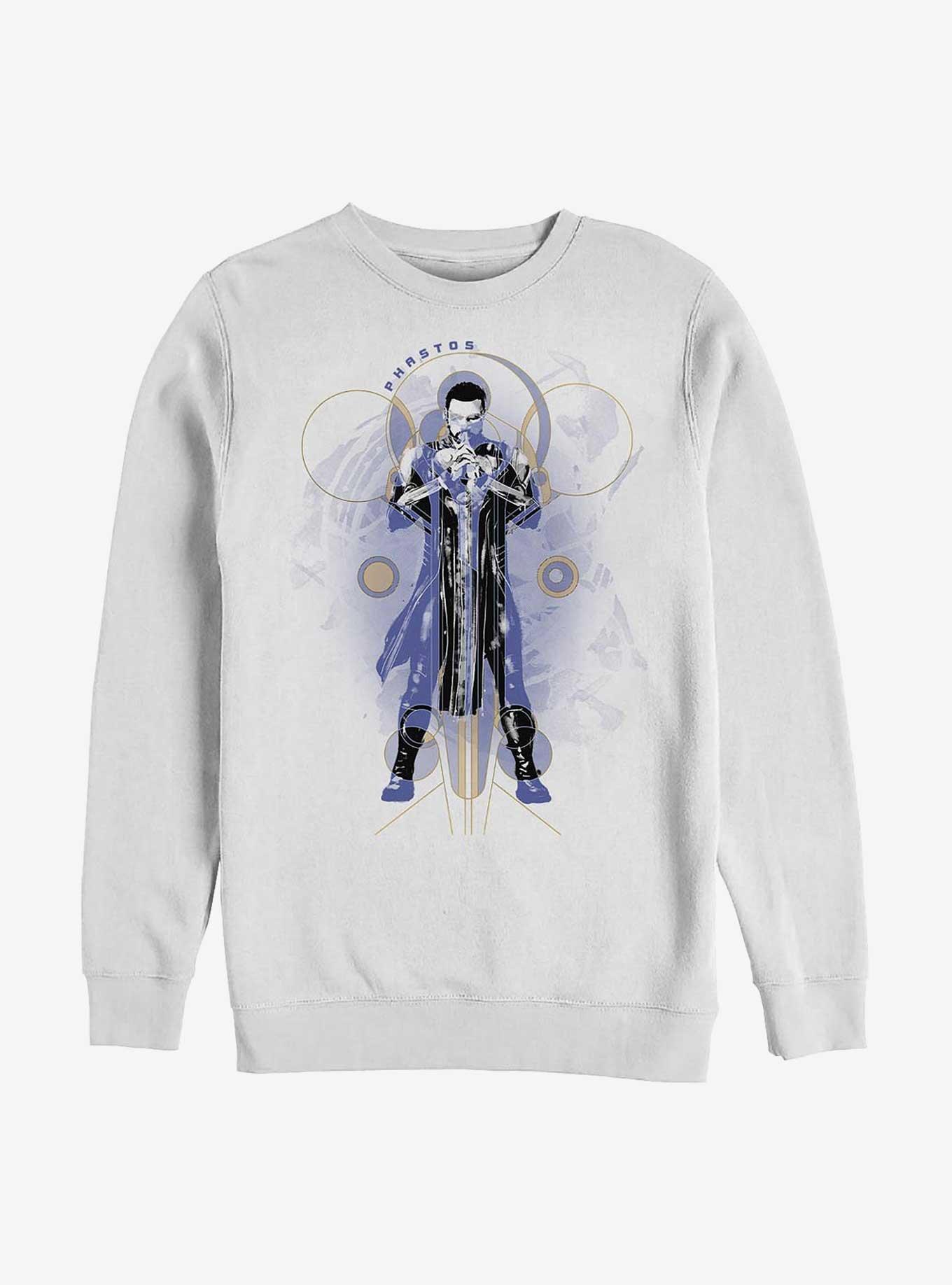 Marvel Eternals Phastos Crew Sweatshirt, WHITE, hi-res