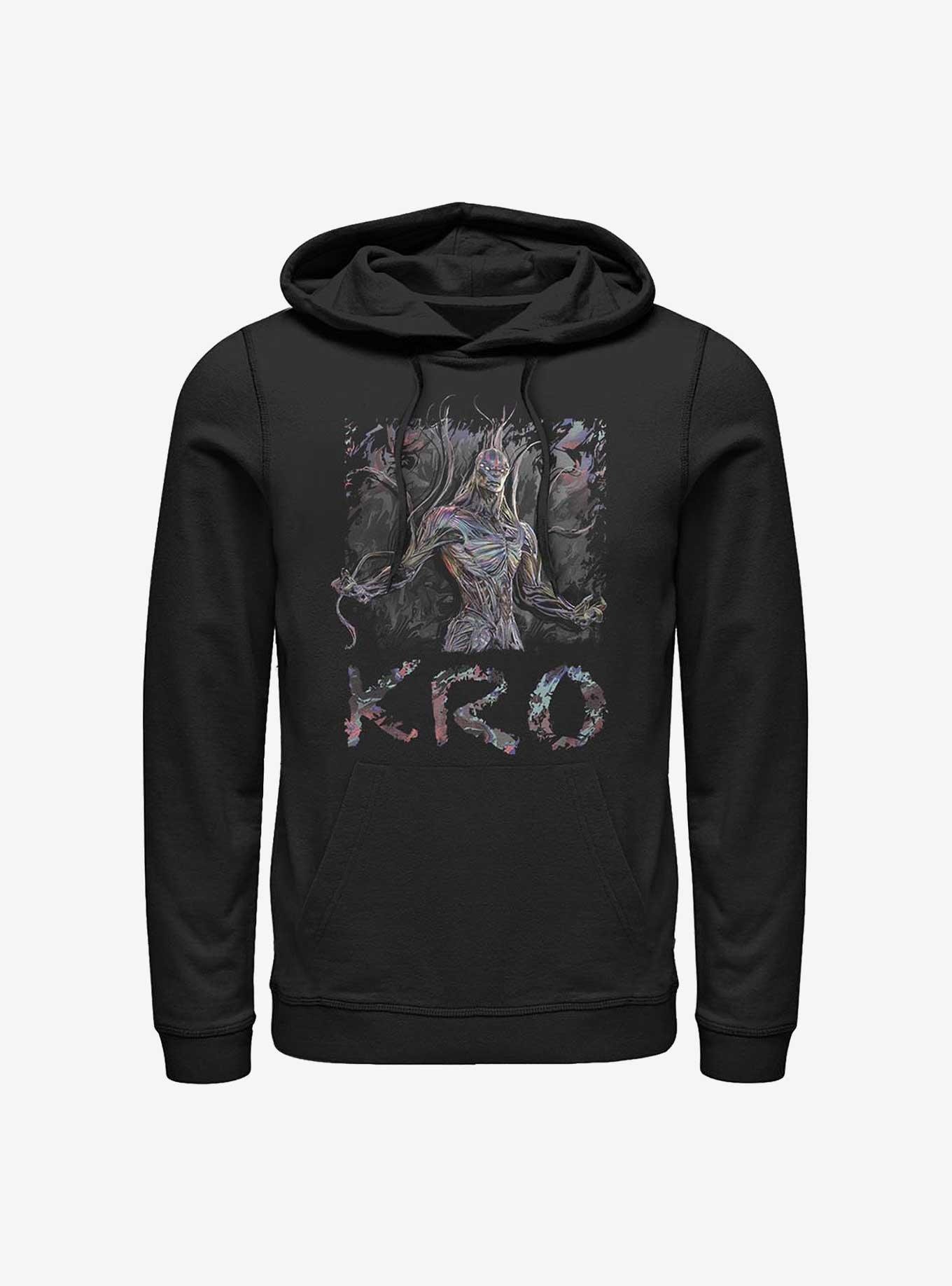 Marvel Eternals Filled Logo Kro Hoodie, BLACK, hi-res