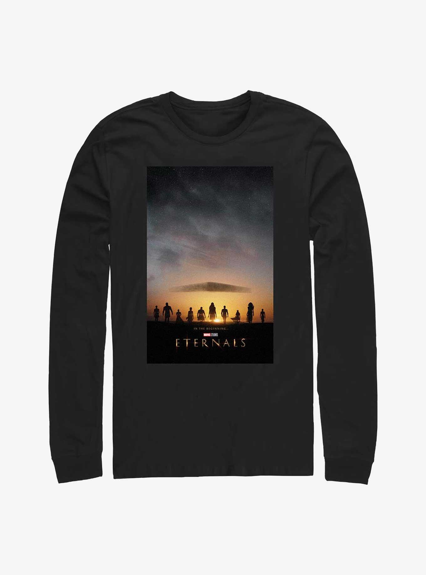 Marvel Eternals Poster Long-Sleeve T-Shirt, BLACK, hi-res
