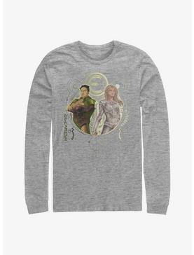 Marvel Eternals Gilgamesh And Thena Duo Long-Sleeve T-Shirt, ATH HTR, hi-res