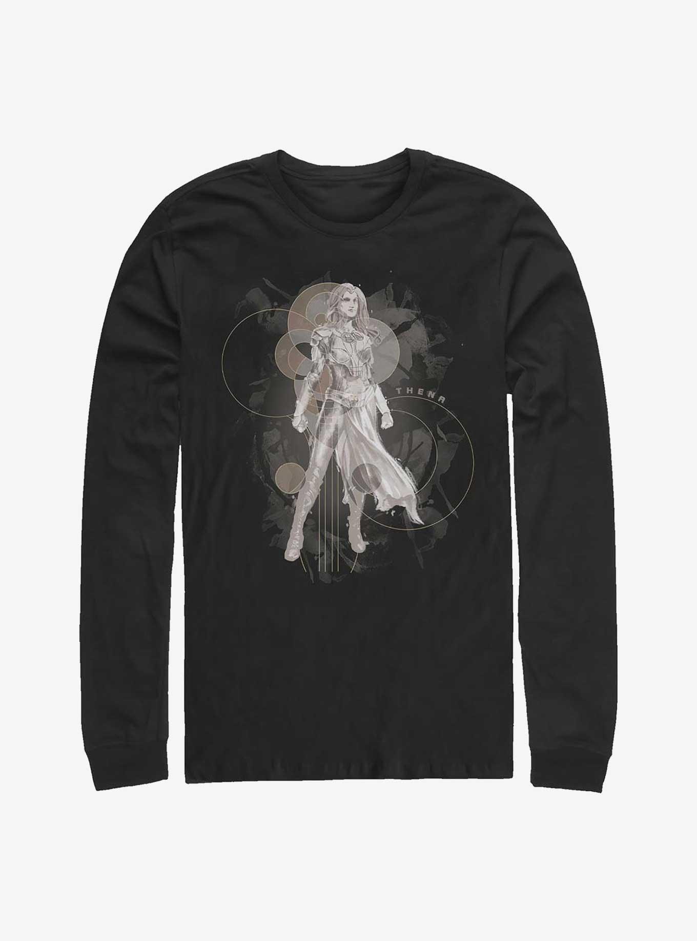 Marvel Eternals Thena Hero Long-Sleeve T-Shirt, BLACK, hi-res