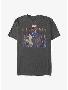 Marvel Eternals Group Repeating T-Shirt, CHARCOAL, hi-res