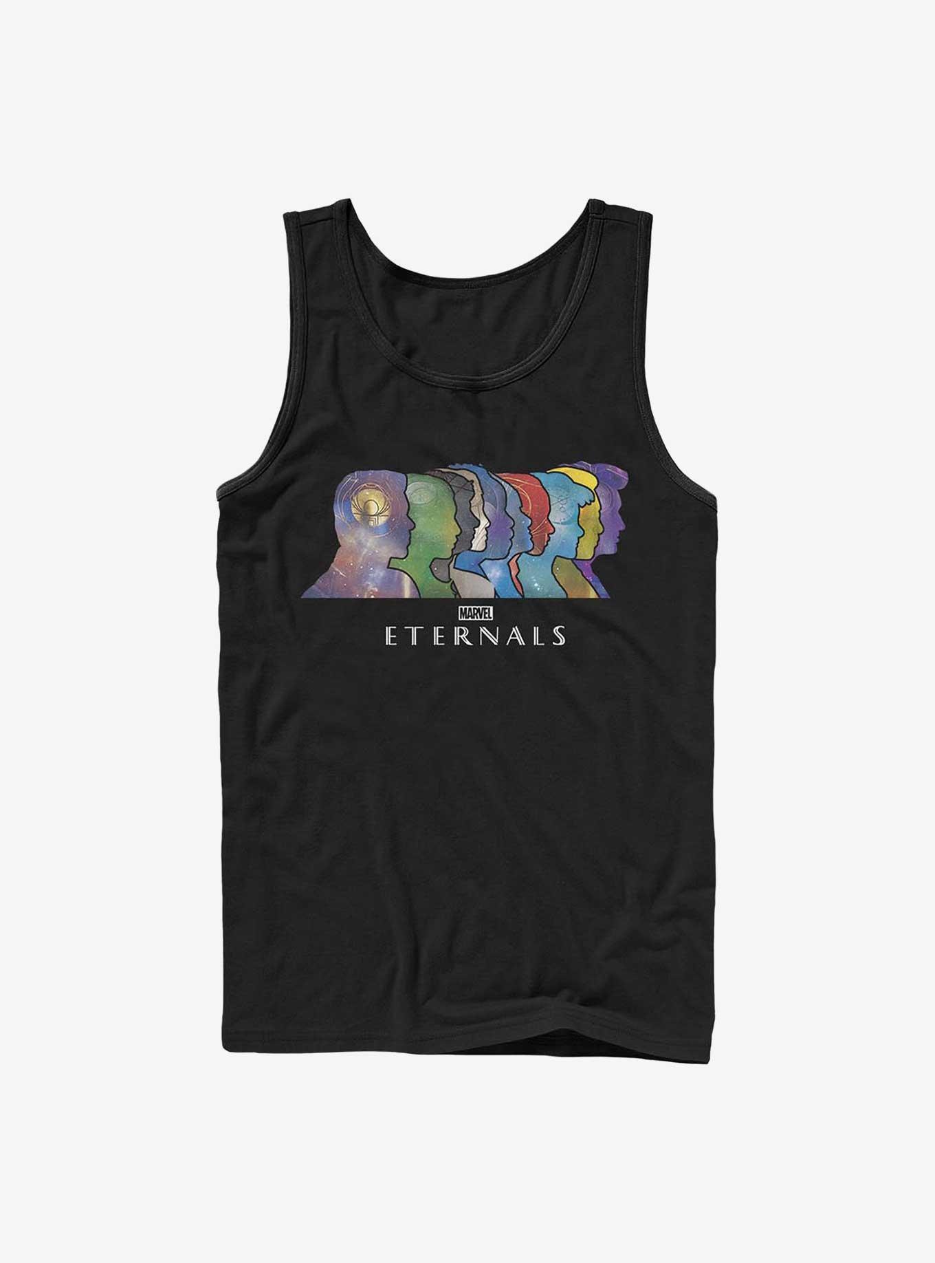 Marvel Eternals Silhouette Heads Tank, BLACK, hi-res