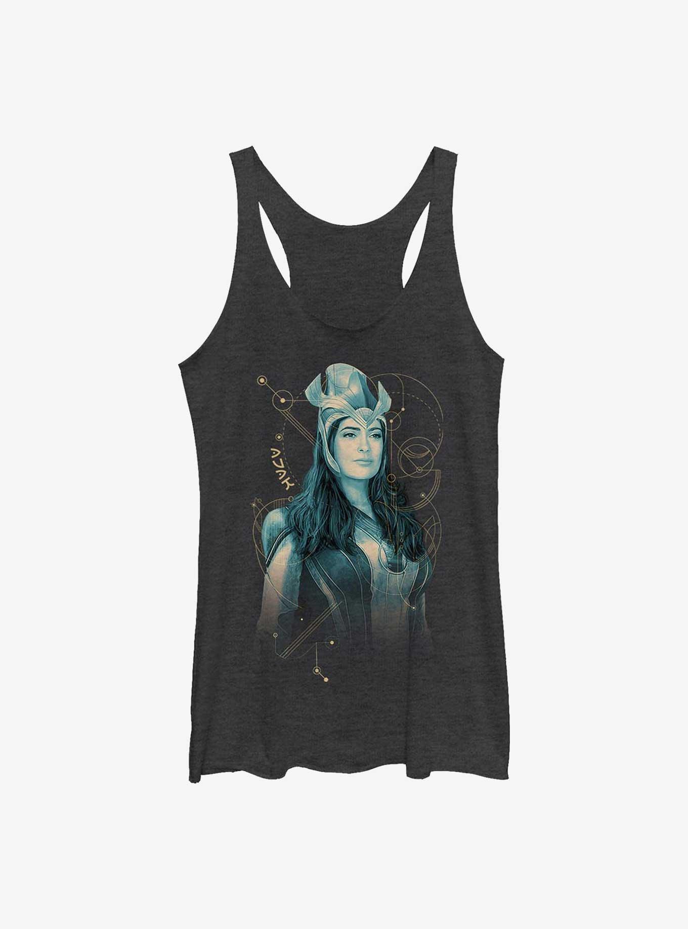 Marvel Eternals Ajak Girls Tank, BLK HTR, hi-res