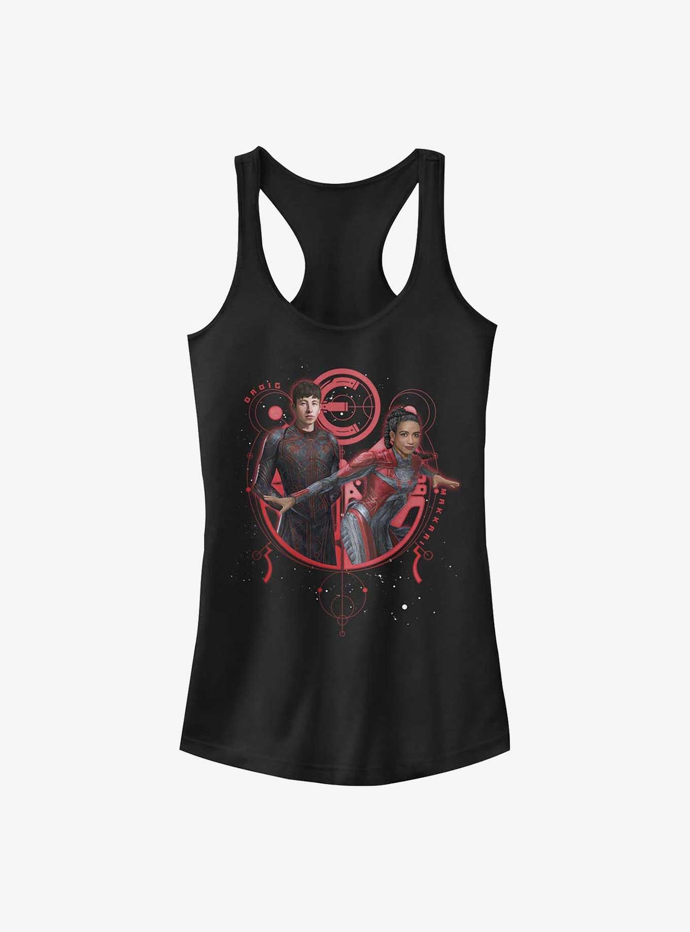 Marvel Eternals Druig And Makkari Duo Girls Tank, BLACK, hi-res