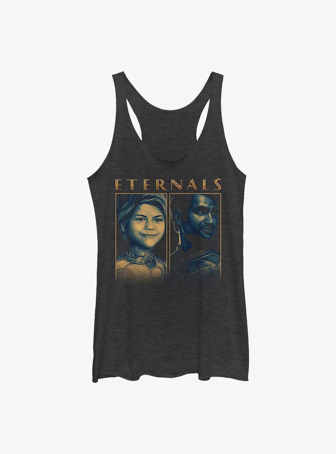 Marvel Eternals Eternal Group Girls Tank, BLK HTR, hi-res