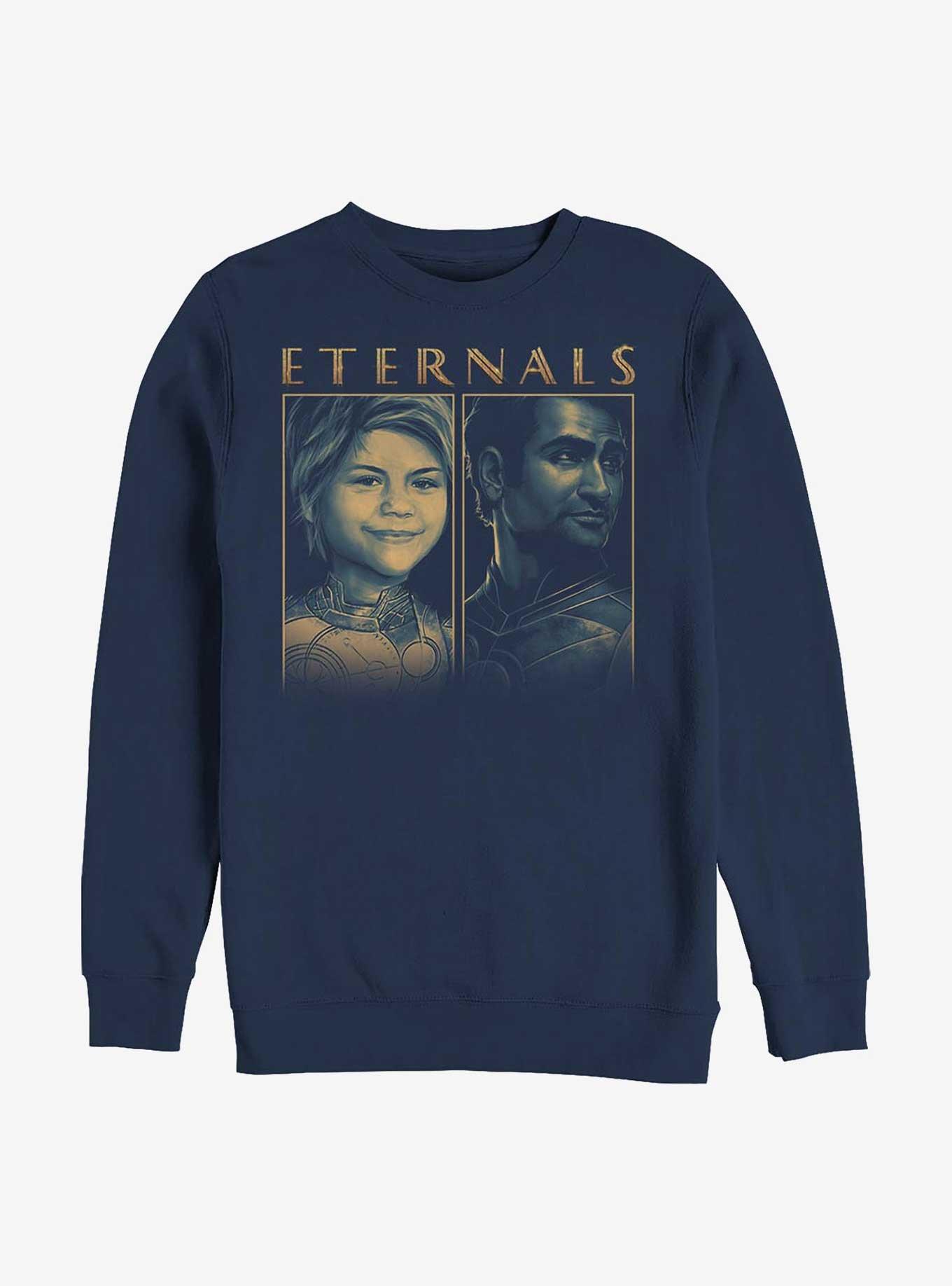 Marvel Eternals Eternal Group Crew Sweatshirt, NAVY, hi-res