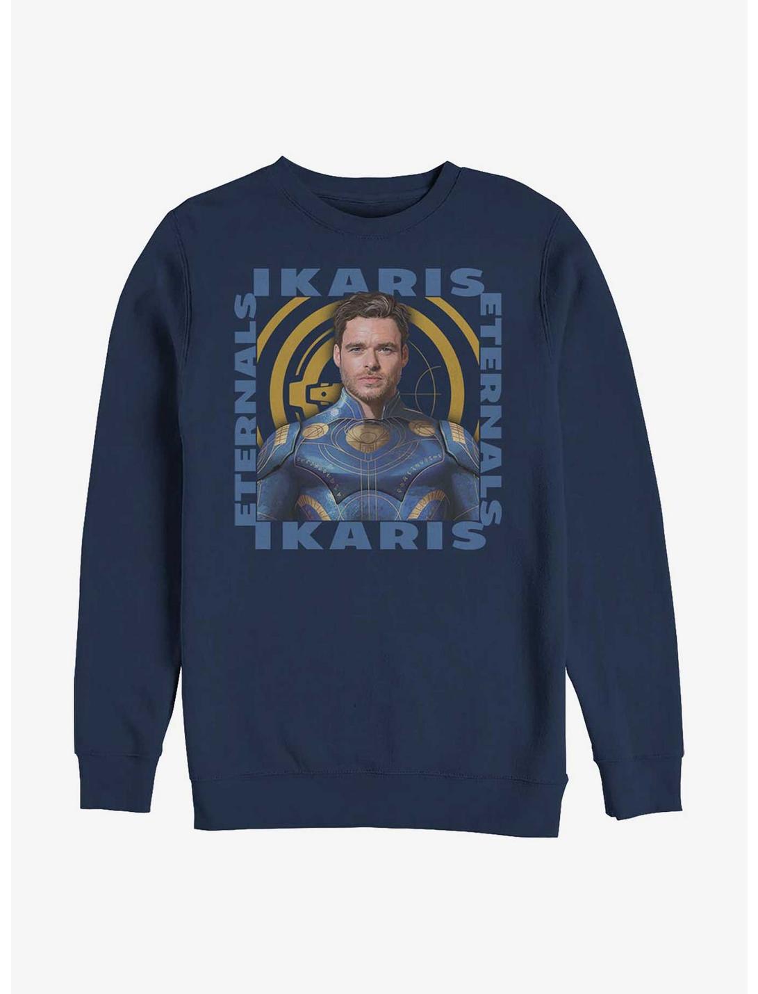 Marvel Eternals Ikaris Hero Box Crew Sweatshirt, NAVY, hi-res