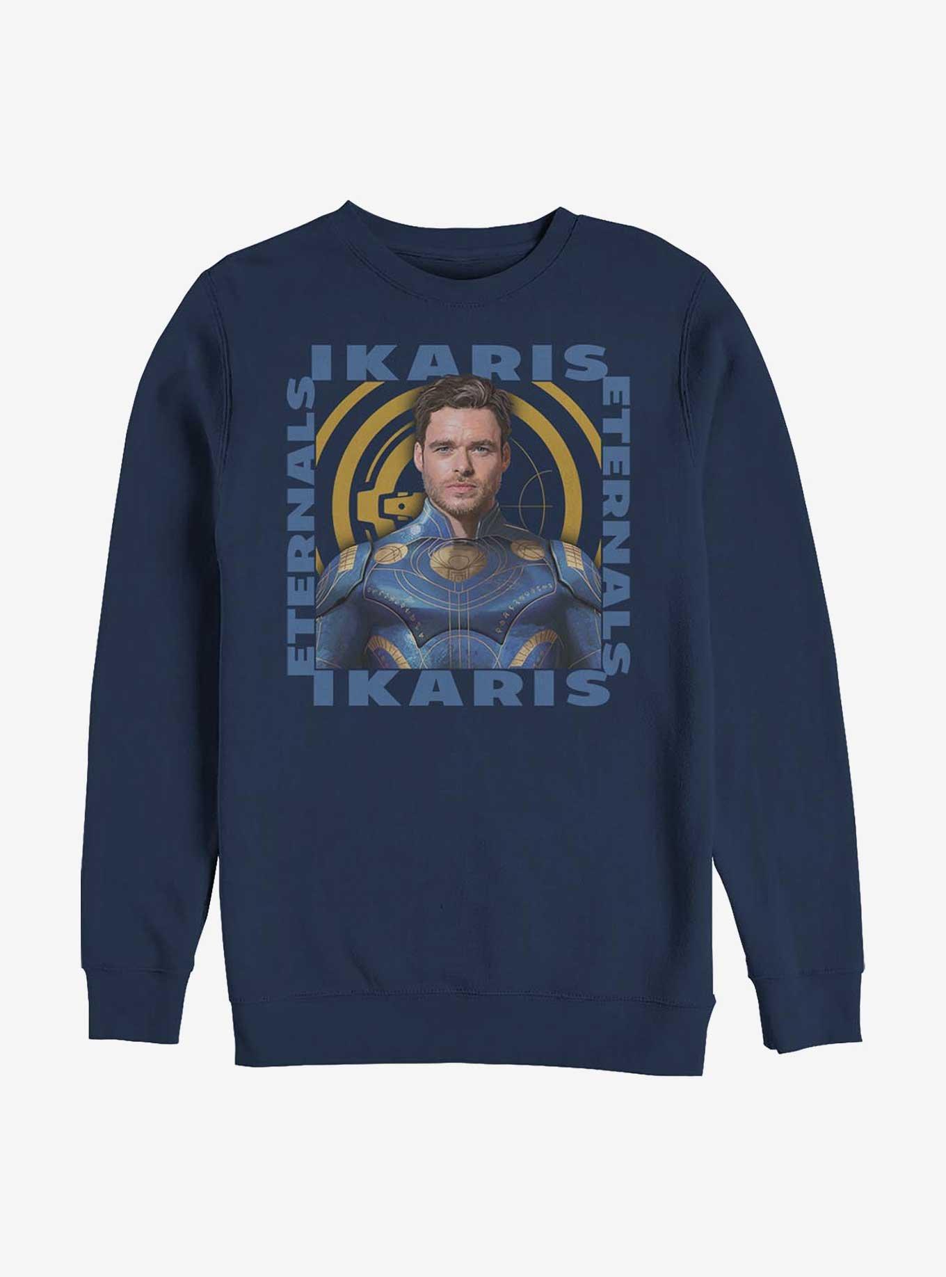 Marvel Eternals Ikaris Hero Box Crew Sweatshirt, NAVY, hi-res