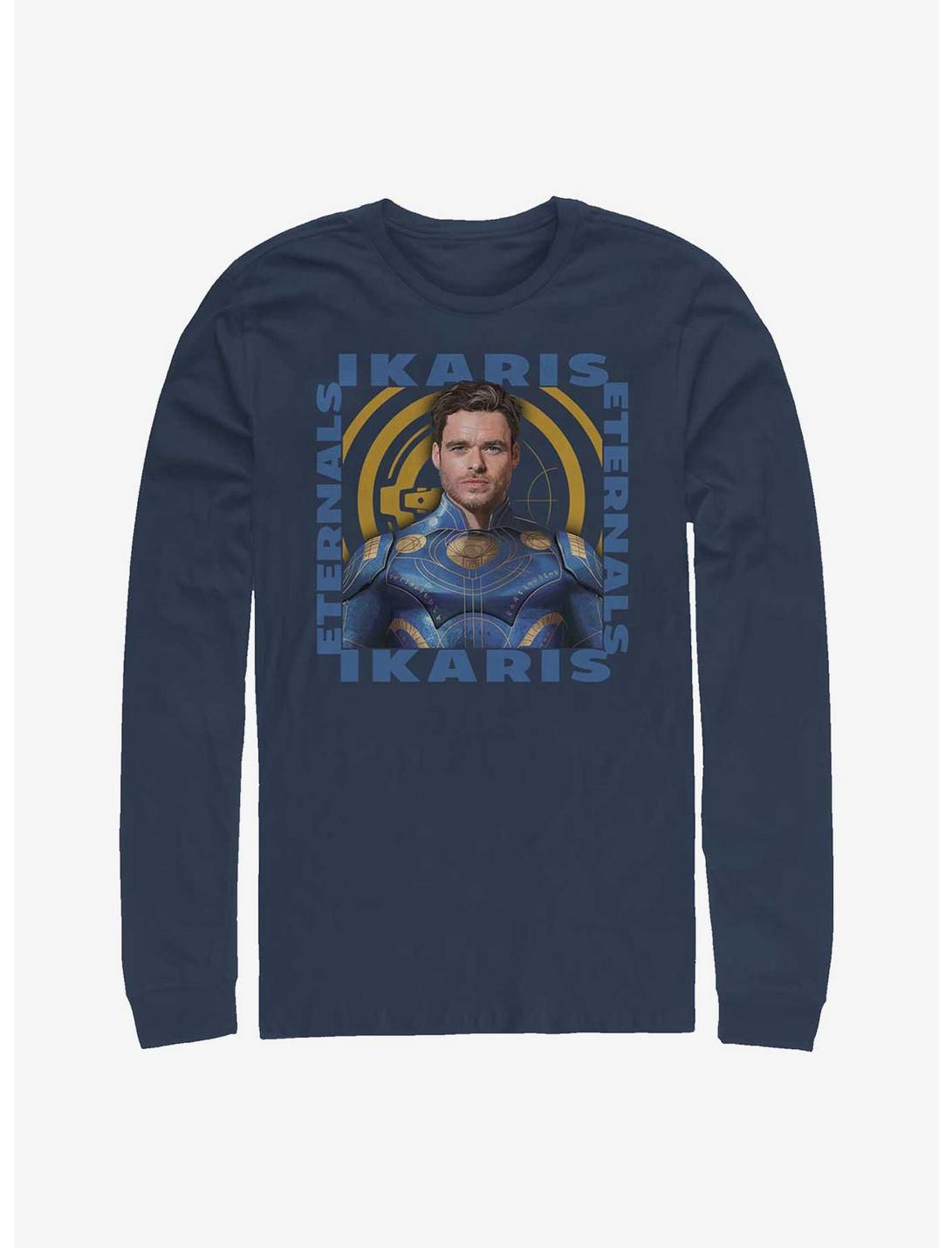Marvel Eternals Ikaris Hero Box Long-Sleeve T-Shirt, NAVY, hi-res
