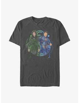 Marvel Eternals Sersi Ikaris Duo T-Shirt, CHARCOAL, hi-res