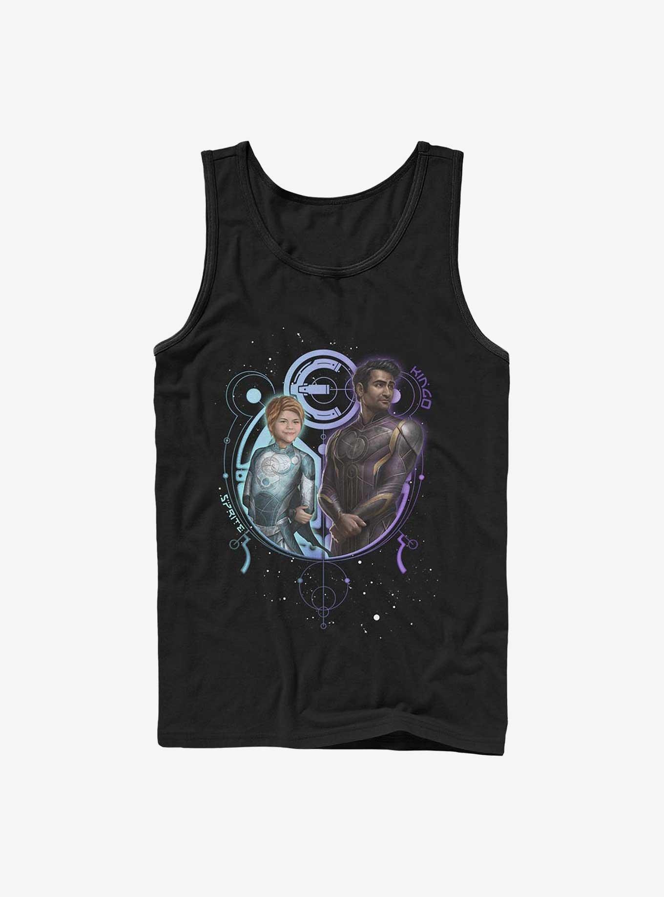 Marvel Eternals Sprite And Kingo Duo Tank, BLACK, hi-res