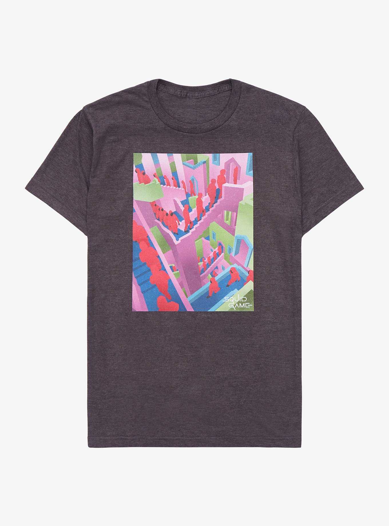 Squid Game Stairs T-Shirt, , hi-res