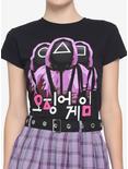 Squid Game Staff Logo Boyfriend Fit Girls T-Shirt, MULTI, hi-res