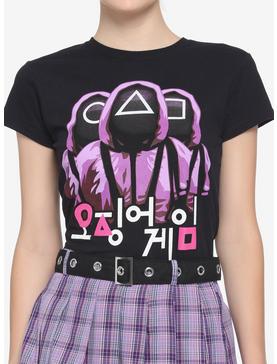 Squid Game Staff Logo Boyfriend Fit Girls T-Shirt, , hi-res