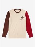 Indiana Jones Map Color Block Long Sleeve T-Shirt - BoxLunch Exclusive, TANBEIGE, hi-res