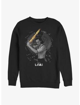 Marvel Loki Wielding Laevateinn Sword Sweatshirt, , hi-res