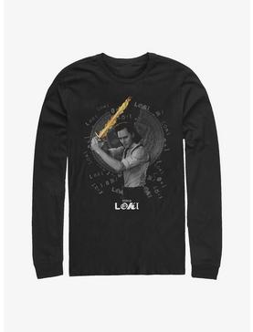 Marvel Loki Wielding Laevateinn Sword Long-Sleeve T-Shirt, , hi-res