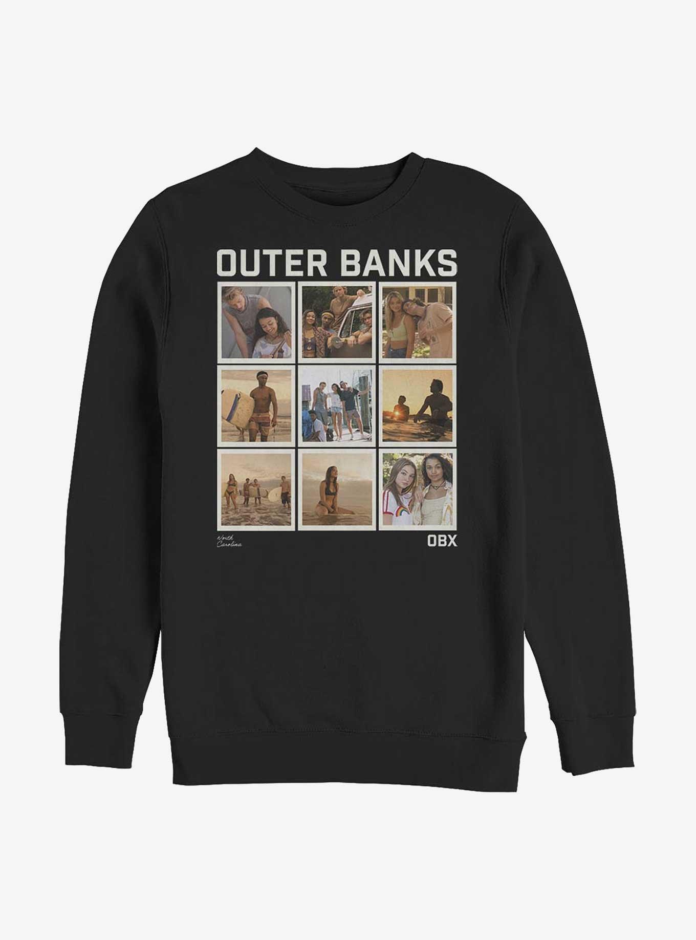 Outer Banks Box Up Portraits Sweatshirt, BLACK, hi-res