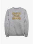 Outer Banks Distressed Type Sweatshirt, ATH HTR, hi-res