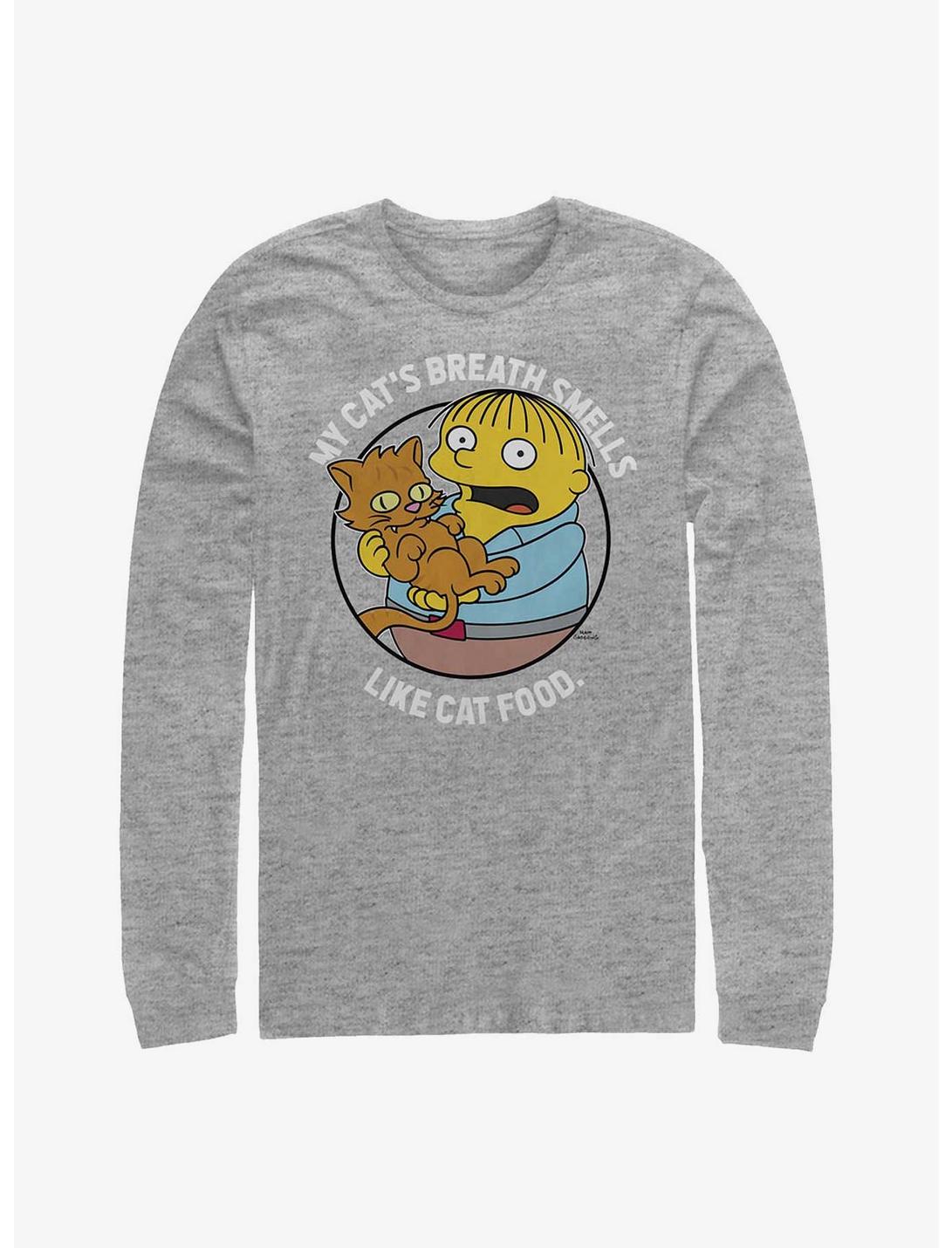 The Simpsons Ralph's Cat Long-Sleeve T-Shirt, ATH HTR, hi-res