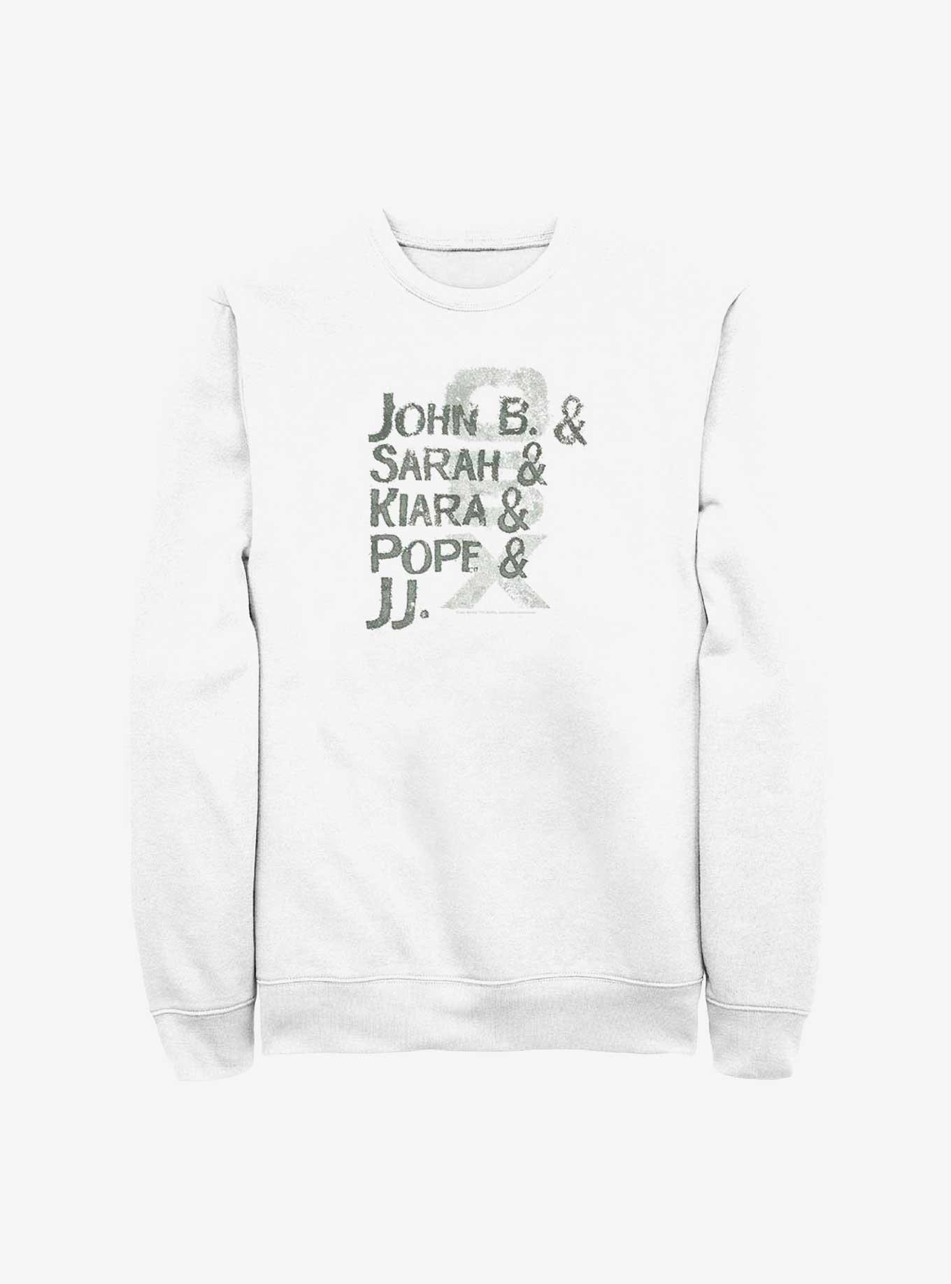 Outer Banks Name Stack Sweatshirt, WHITE, hi-res