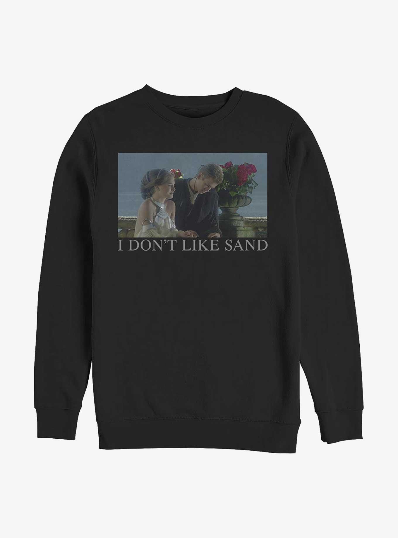 Star Wars Don't Like Sand Sweatshirt, BLACK, hi-res
