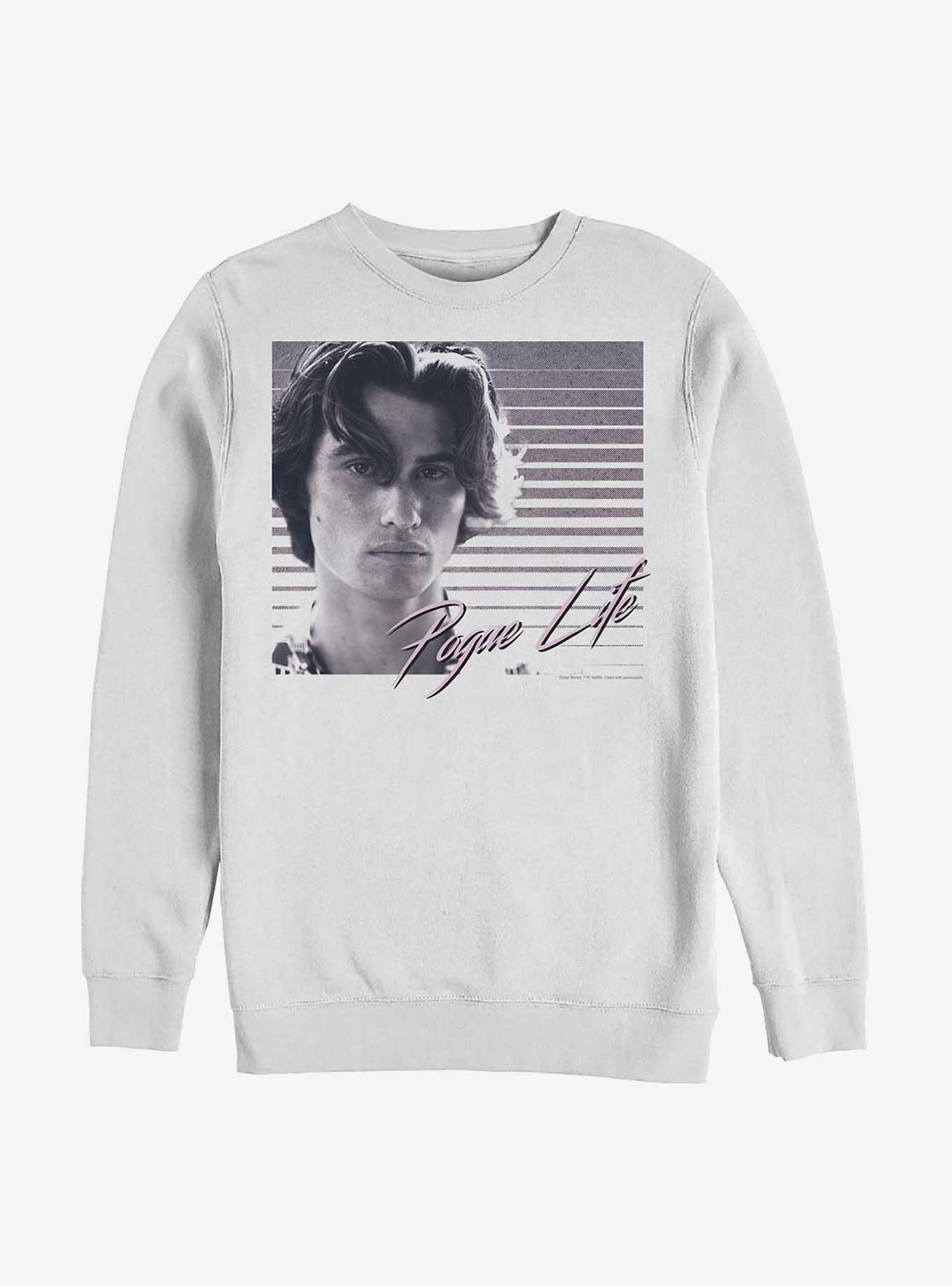 Outer Banks John B Pogue Life Hero Sweatshirt, WHITE, hi-res