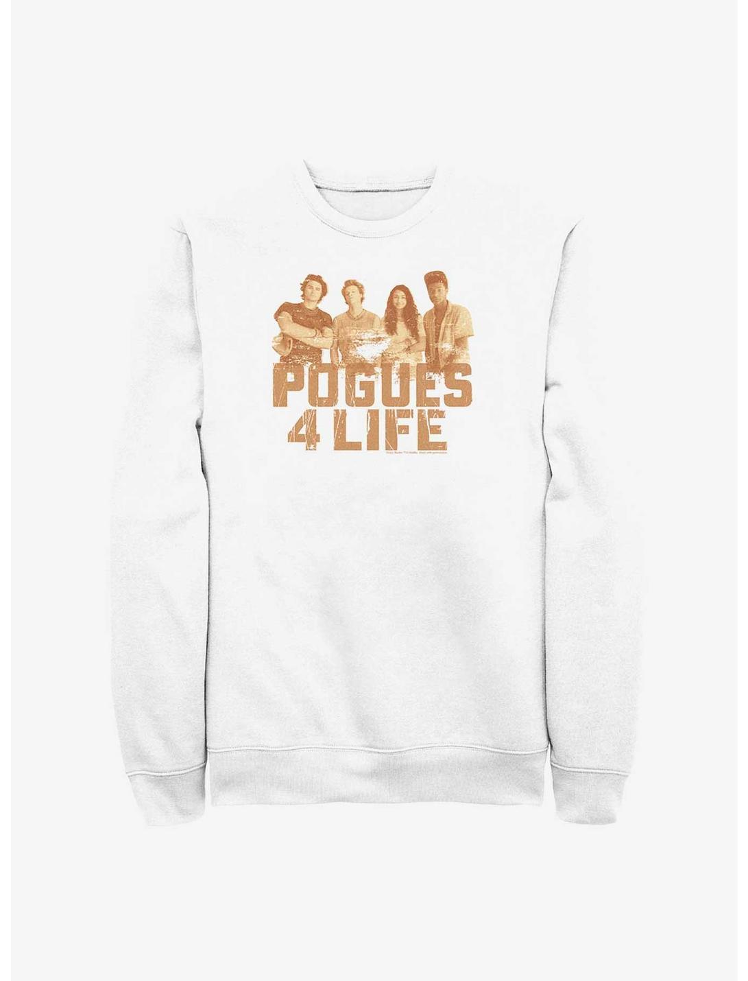 Outer Banks Pogues 4 Life Sweatshirt, WHITE, hi-res