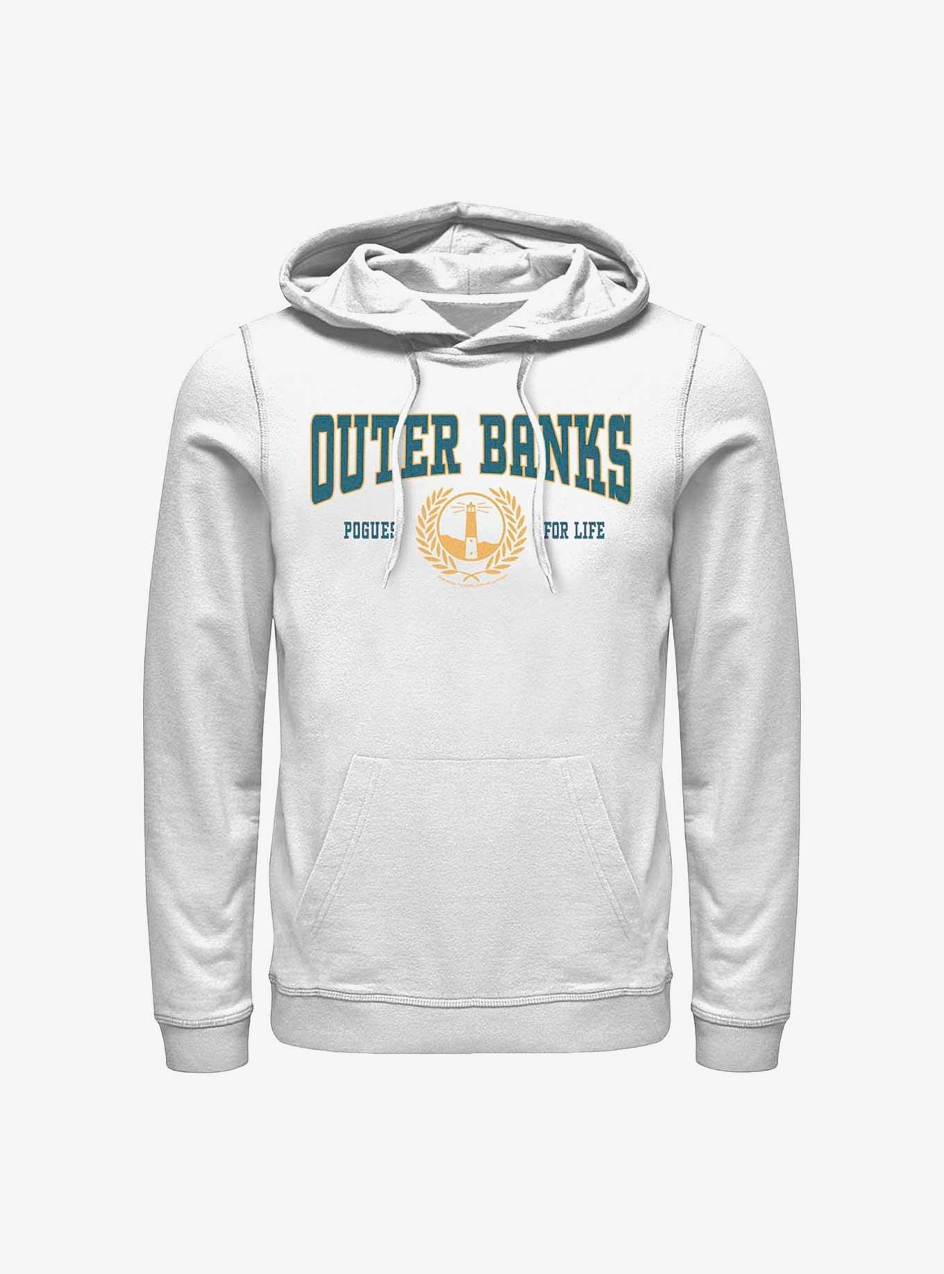 Outer Banks Collegiate Hoodie, WHITE, hi-res