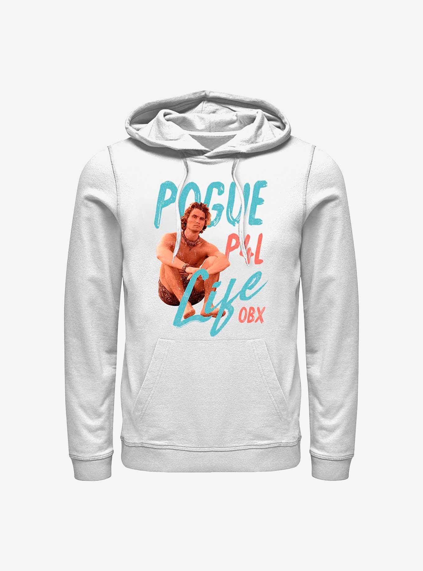 Outer Banks Pogue John B Hoodie, WHITE, hi-res