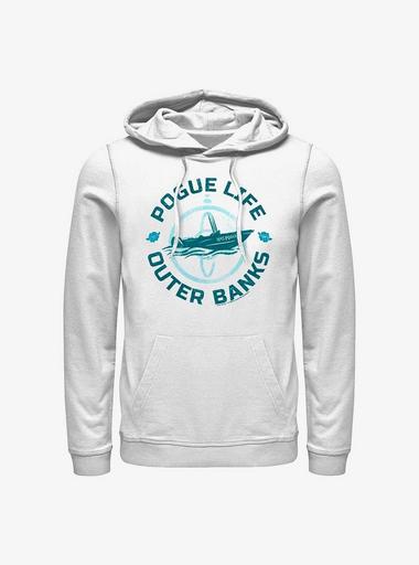 Outer Banks Pogue Life Circle Hoodie WHITE BoxLunch