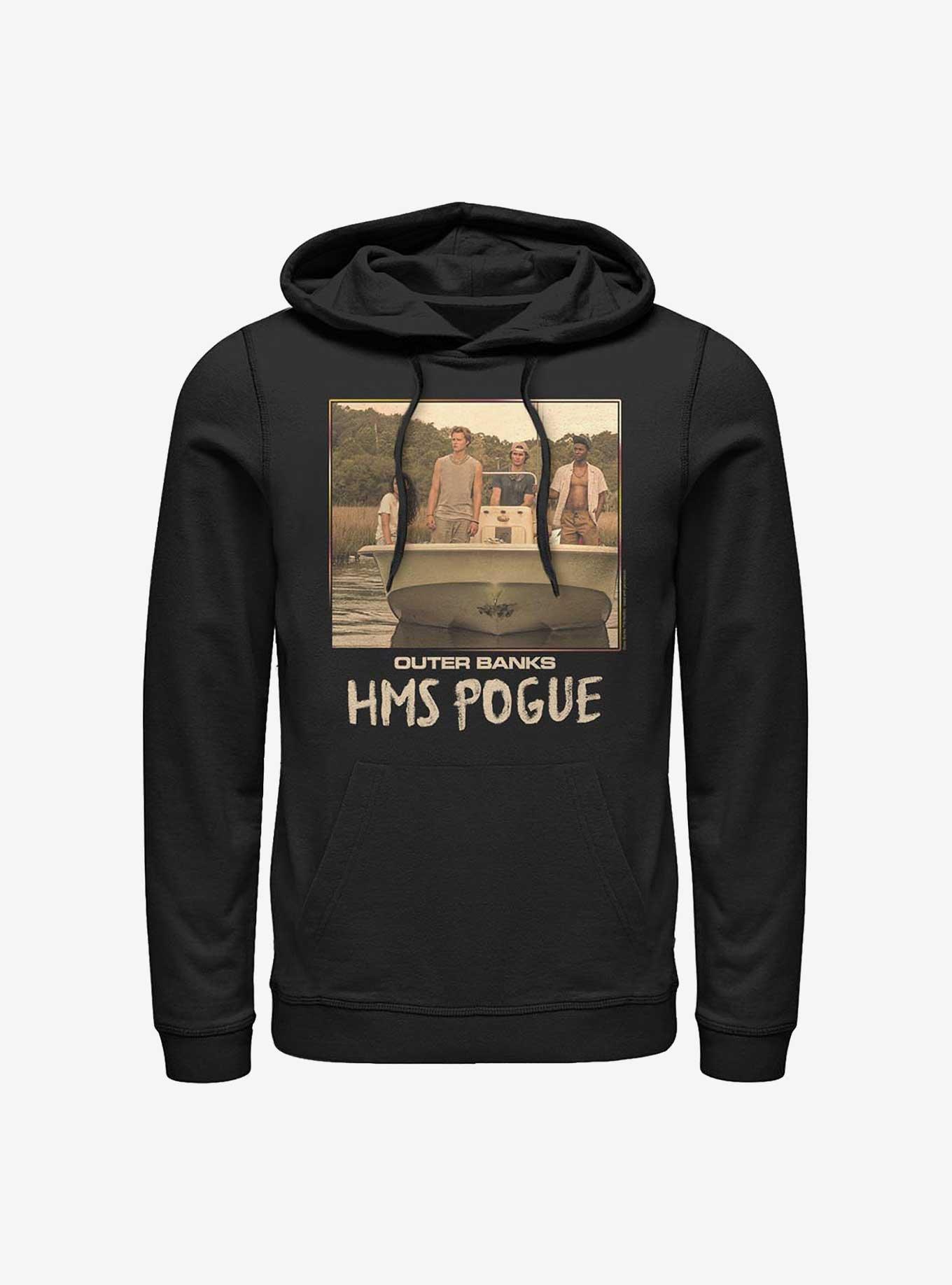 Outer Banks HMS Pogue Boat Hoodie, BLACK, hi-res