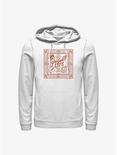 Outer Banks Pogue Life Square Badge Hoodie, WHITE, hi-res