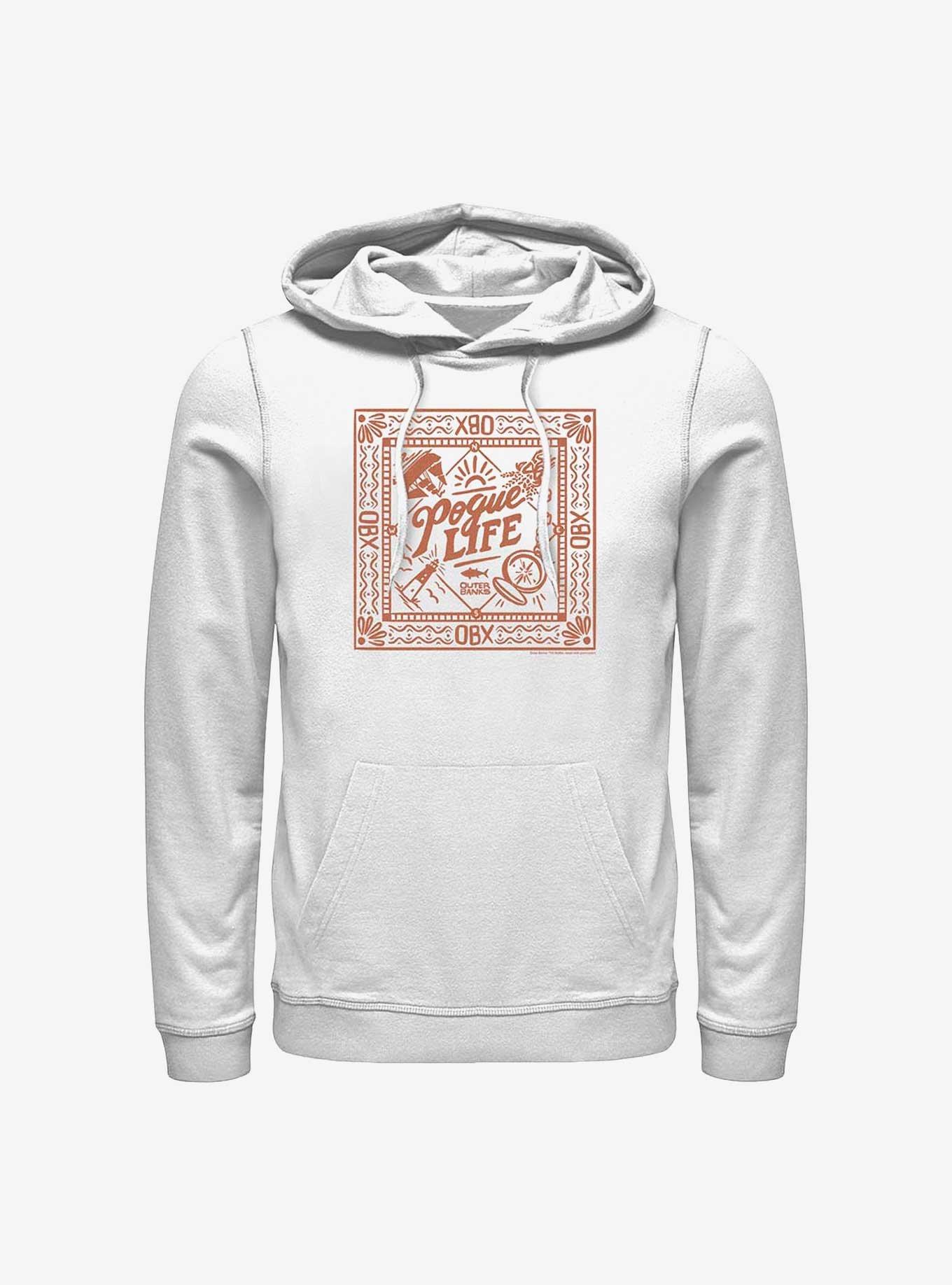 Outer Banks Pogue Life Square Badge Hoodie, , hi-res