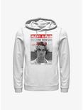 Outer Banks John B Wanted Poster Hoodie, WHITE, hi-res